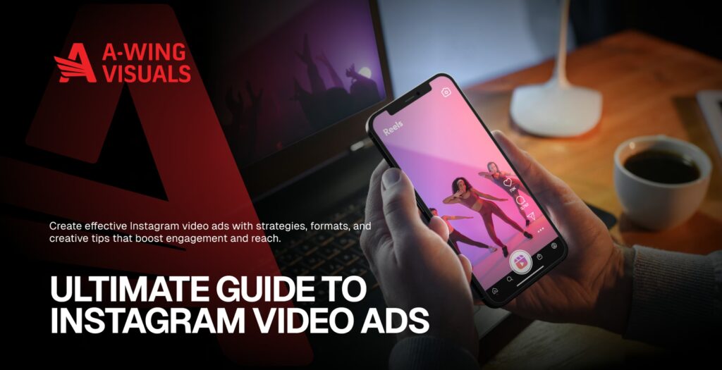 Illustration for a guide to creating Instagram video ads